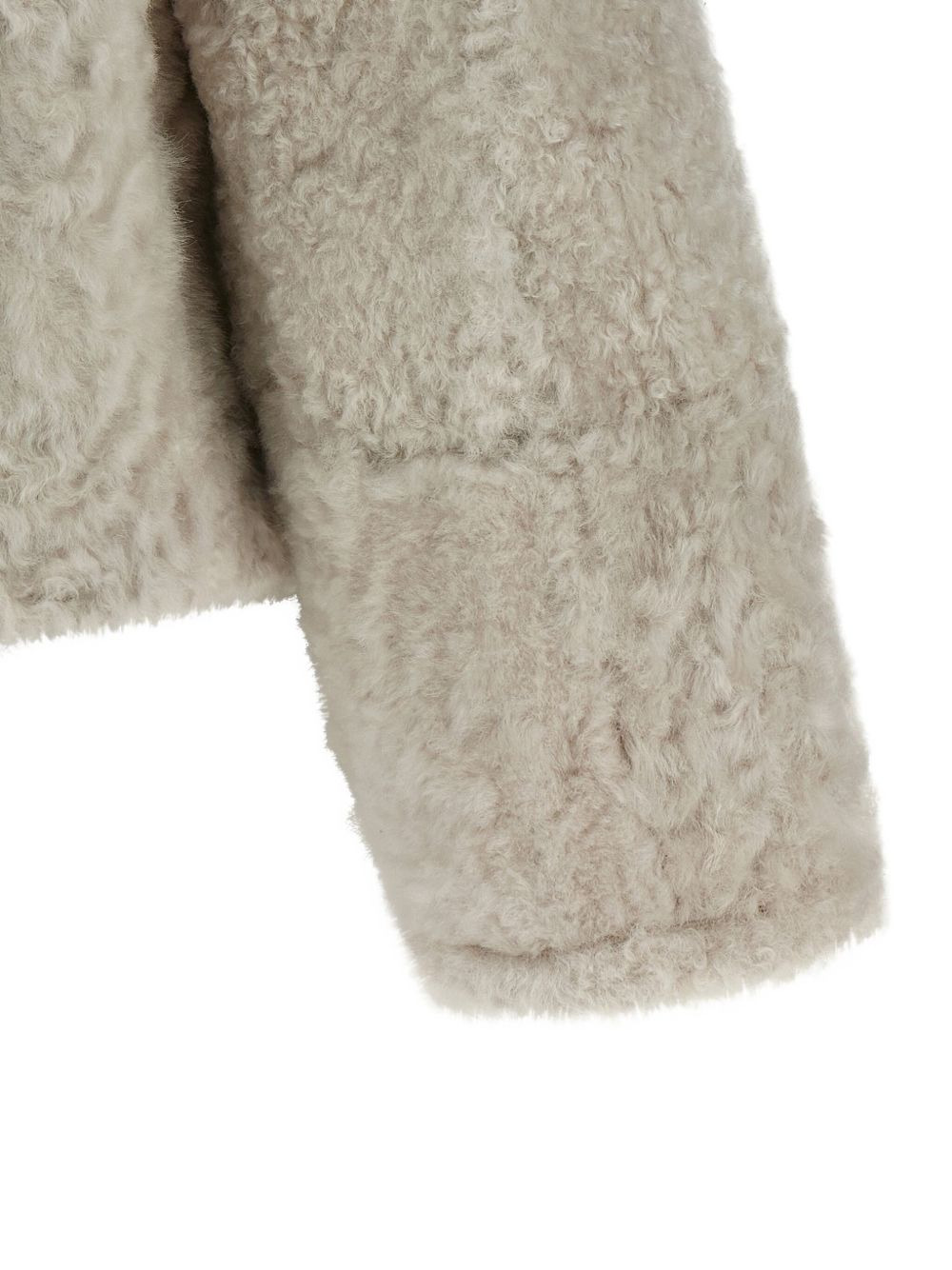 reversible shearling jacket - 4