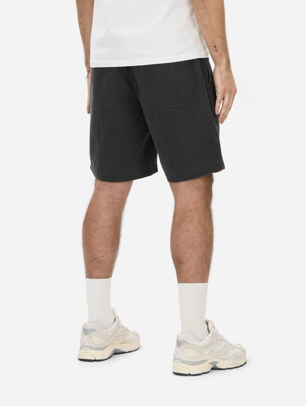 Drawstring Short - Charcoal HBT - 5