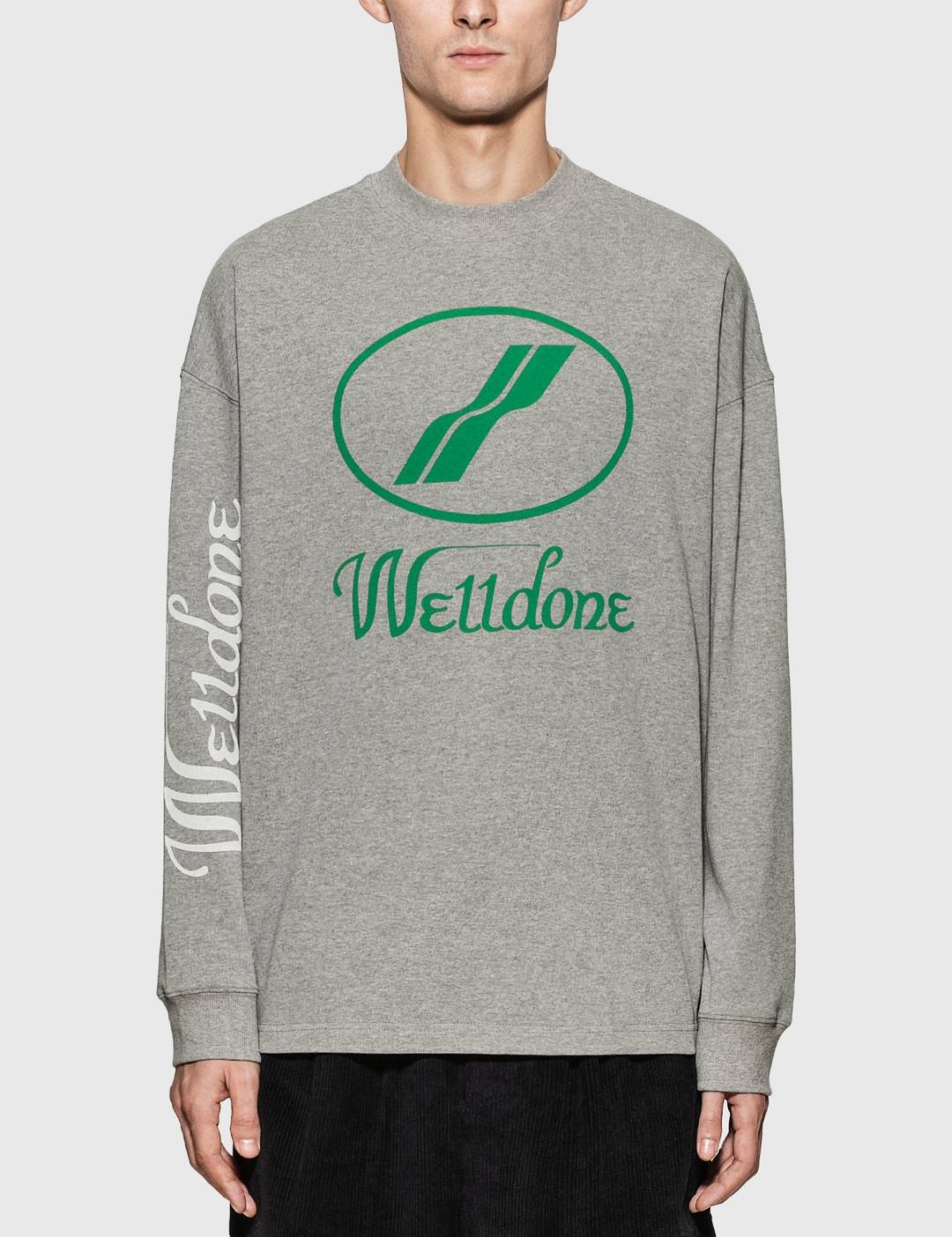 We11done Logo Long Sleeve T-Shirt - 1