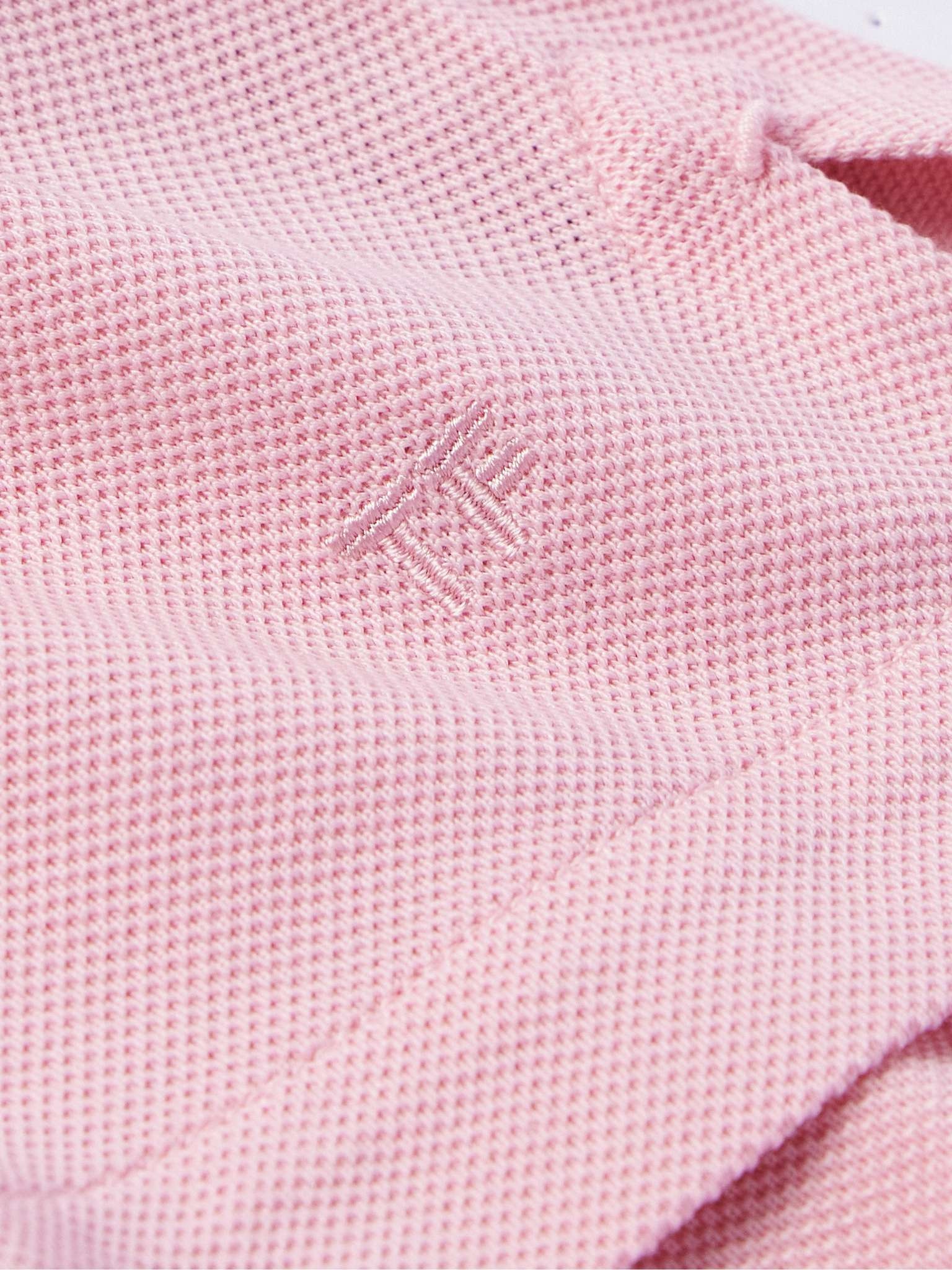 Lyocell and Cotton-Blend Piqué Polo Shirt - 5