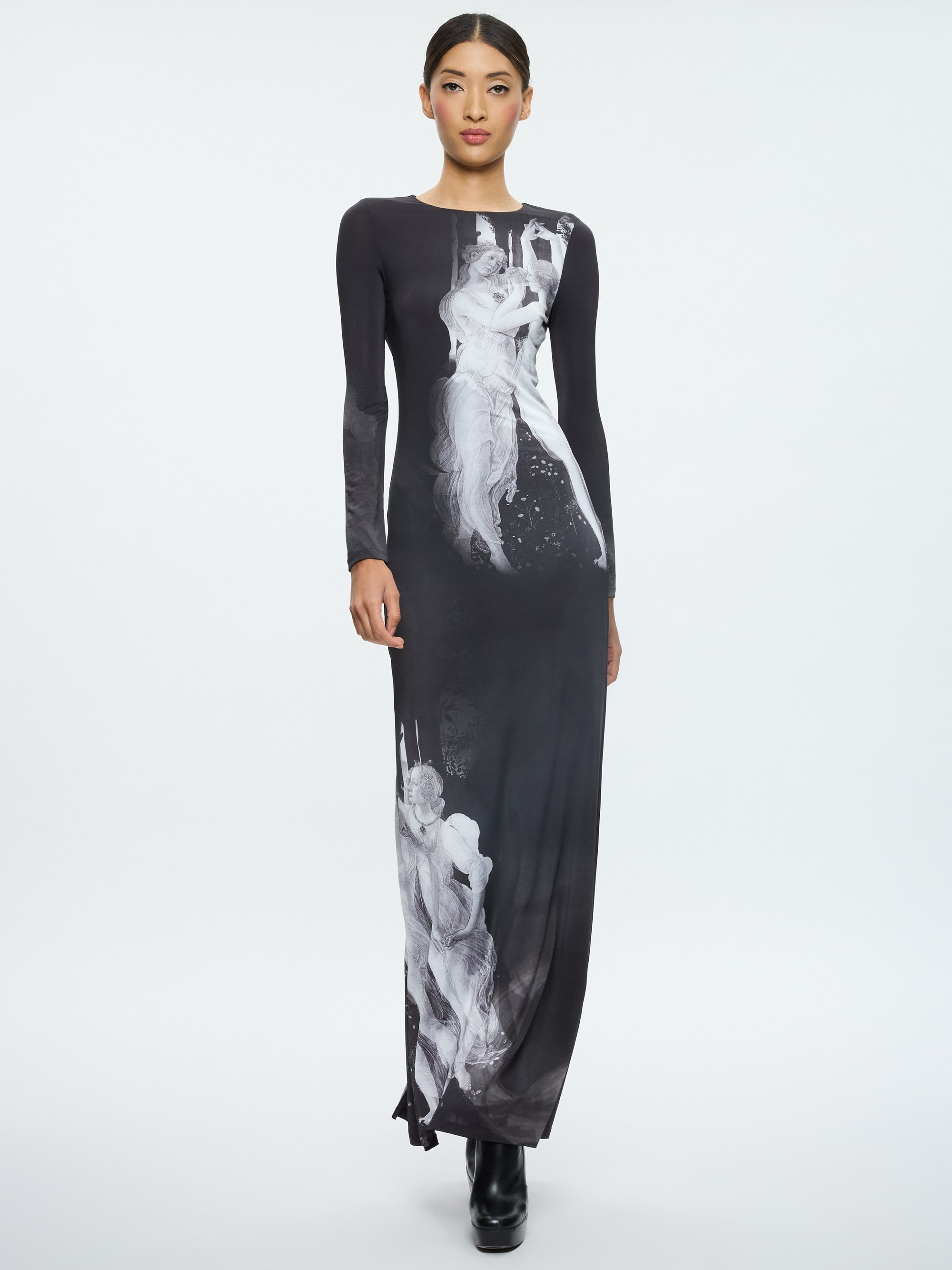 DELORA LONG SLEEVE MAXI DRESS - 6