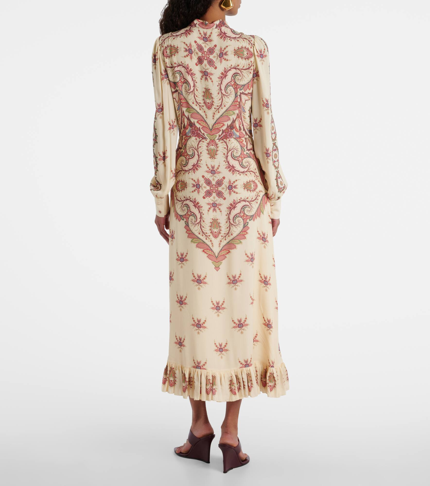 Cutout printed midi dress - 3