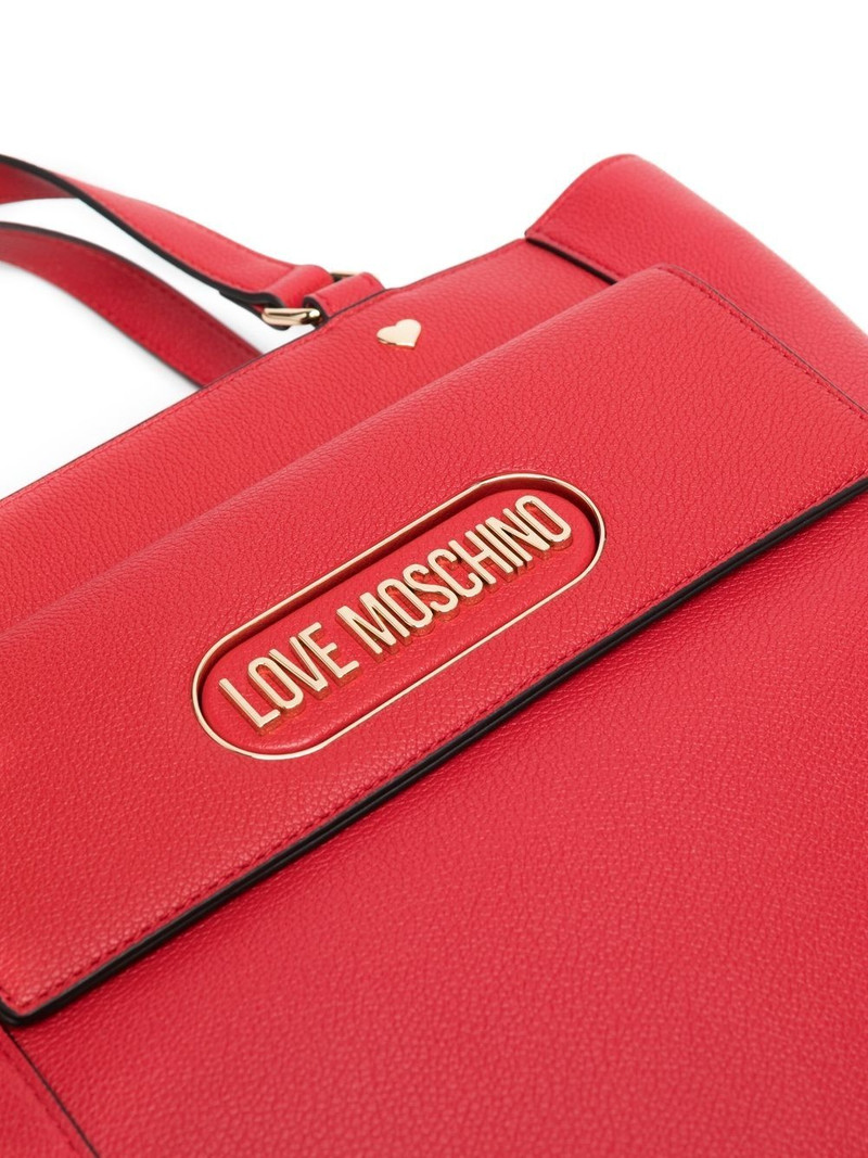 logo-plaque tote bag 4