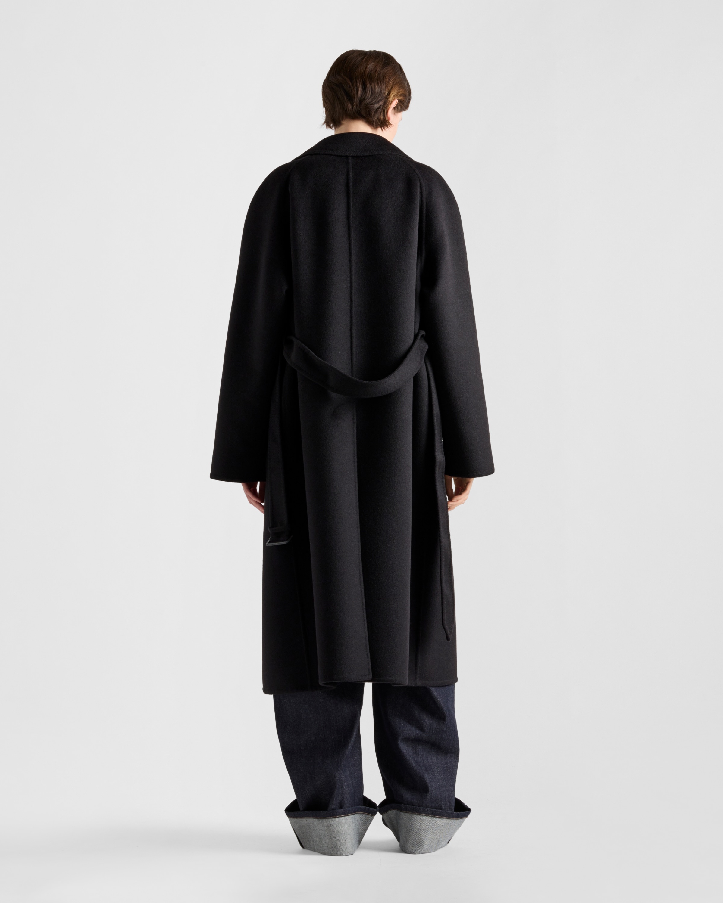 Single-breasted cashgora coat - 5