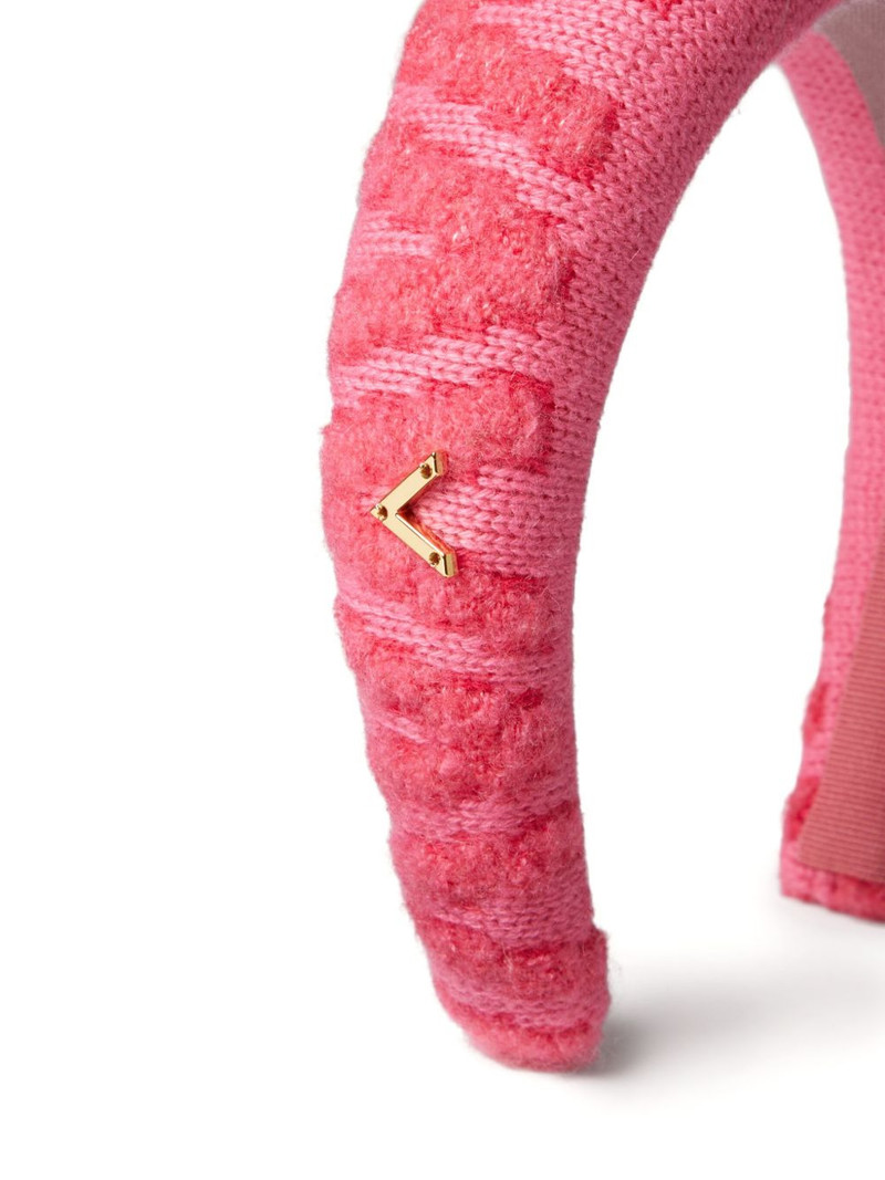 Valentino Vlogo cotton-blend headband outlook