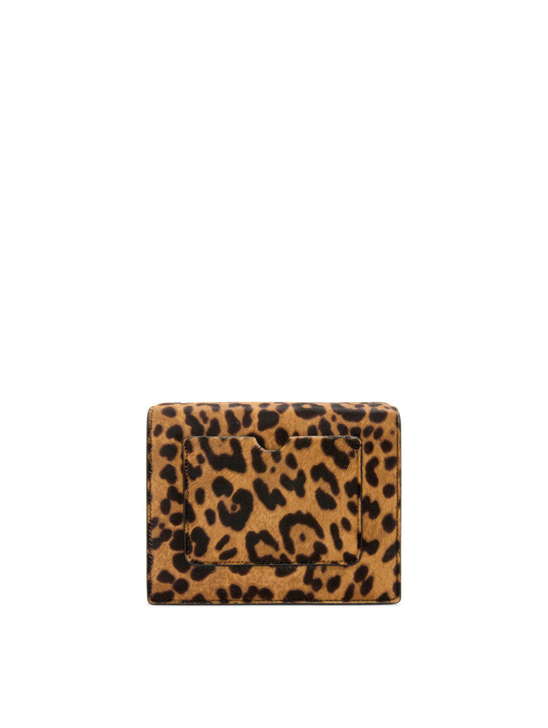 Oscar de la Renta JAGUAR PRINTED HAIRCALF MINI TRO BAG outlook