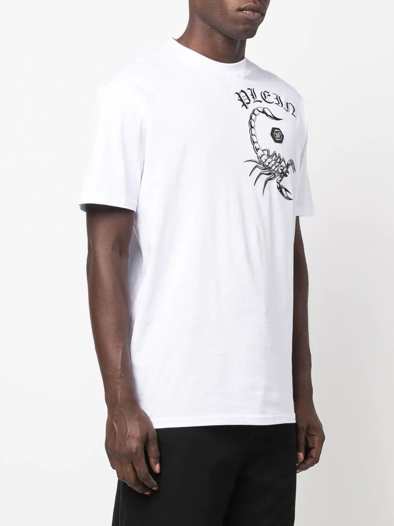 chest logo-print detail T-shirt 3