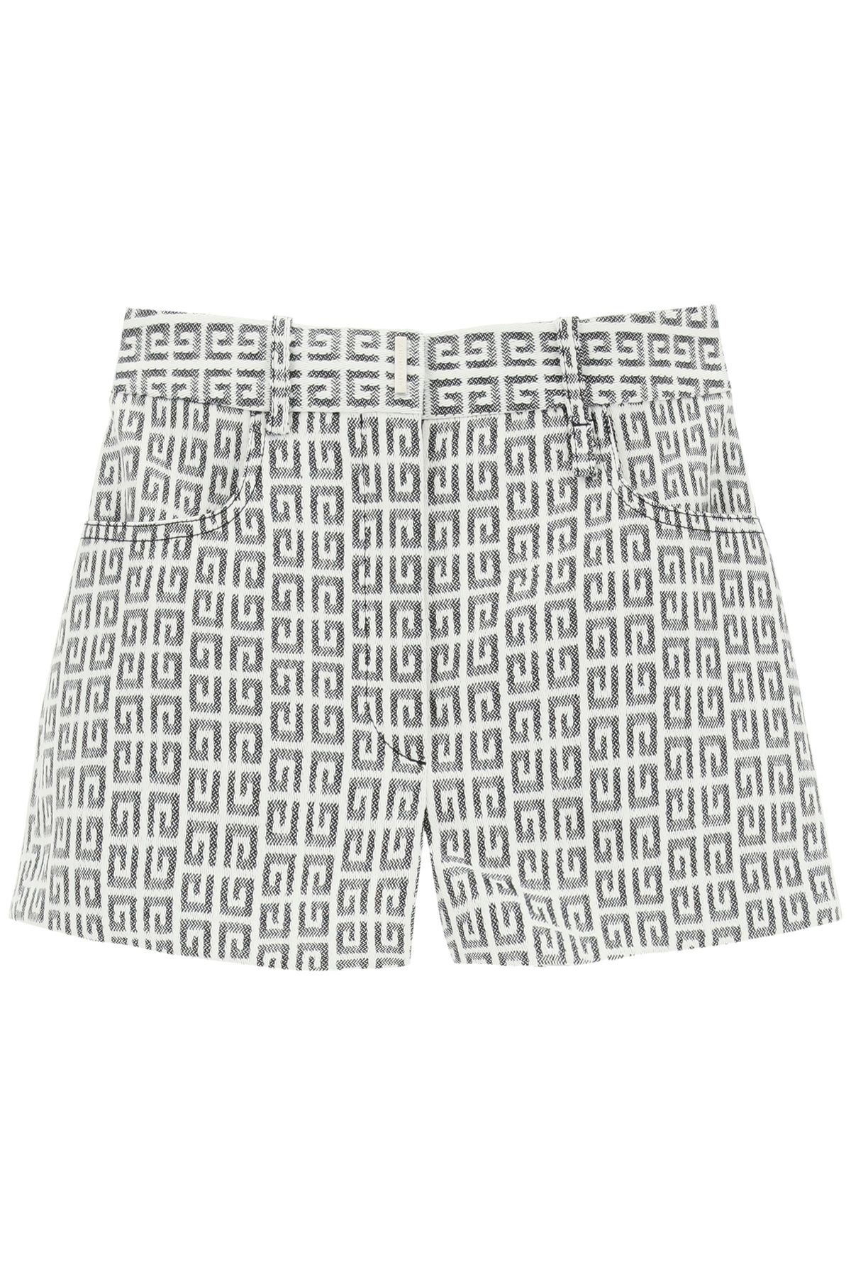 JACQUARD SHORTS WITH 4G LOGO - 1