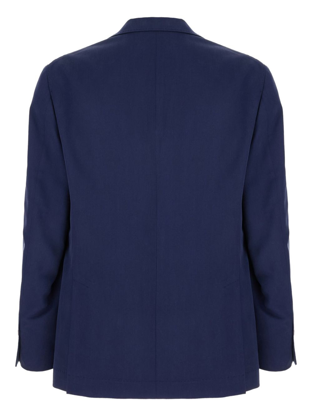 single-breasted silk jacket - 2