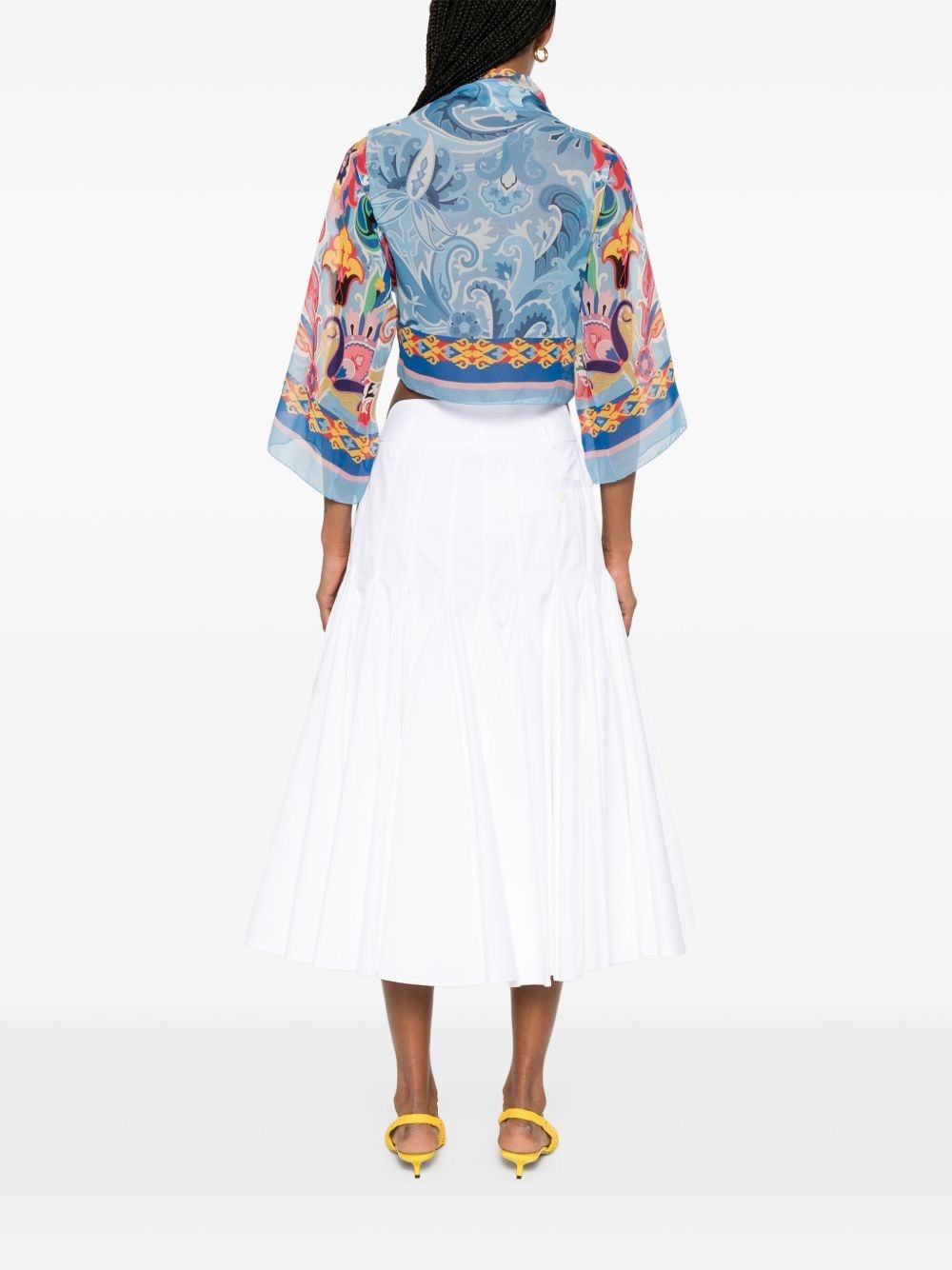 paisley-print jacket - 4