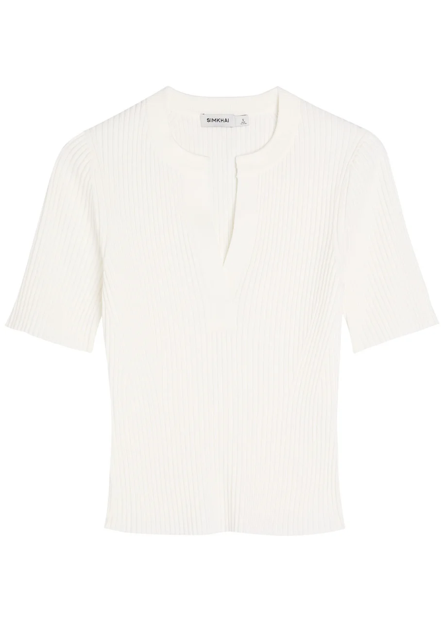 Simkhai Miley Ribbed Knit top - 1