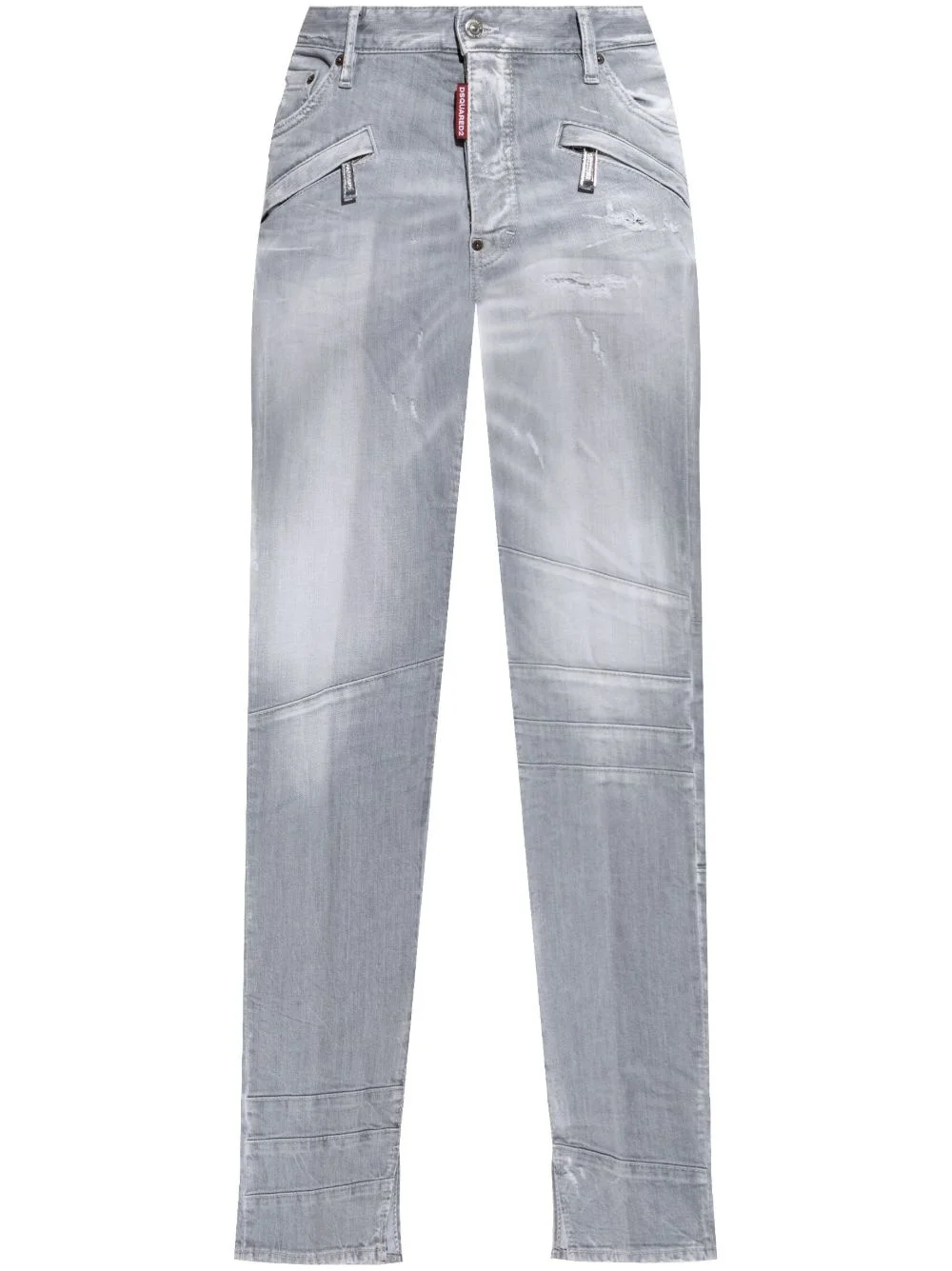 distressed-effect jeans - 1