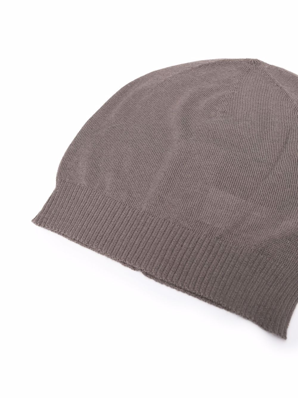 ribbed edge beanie  - 2