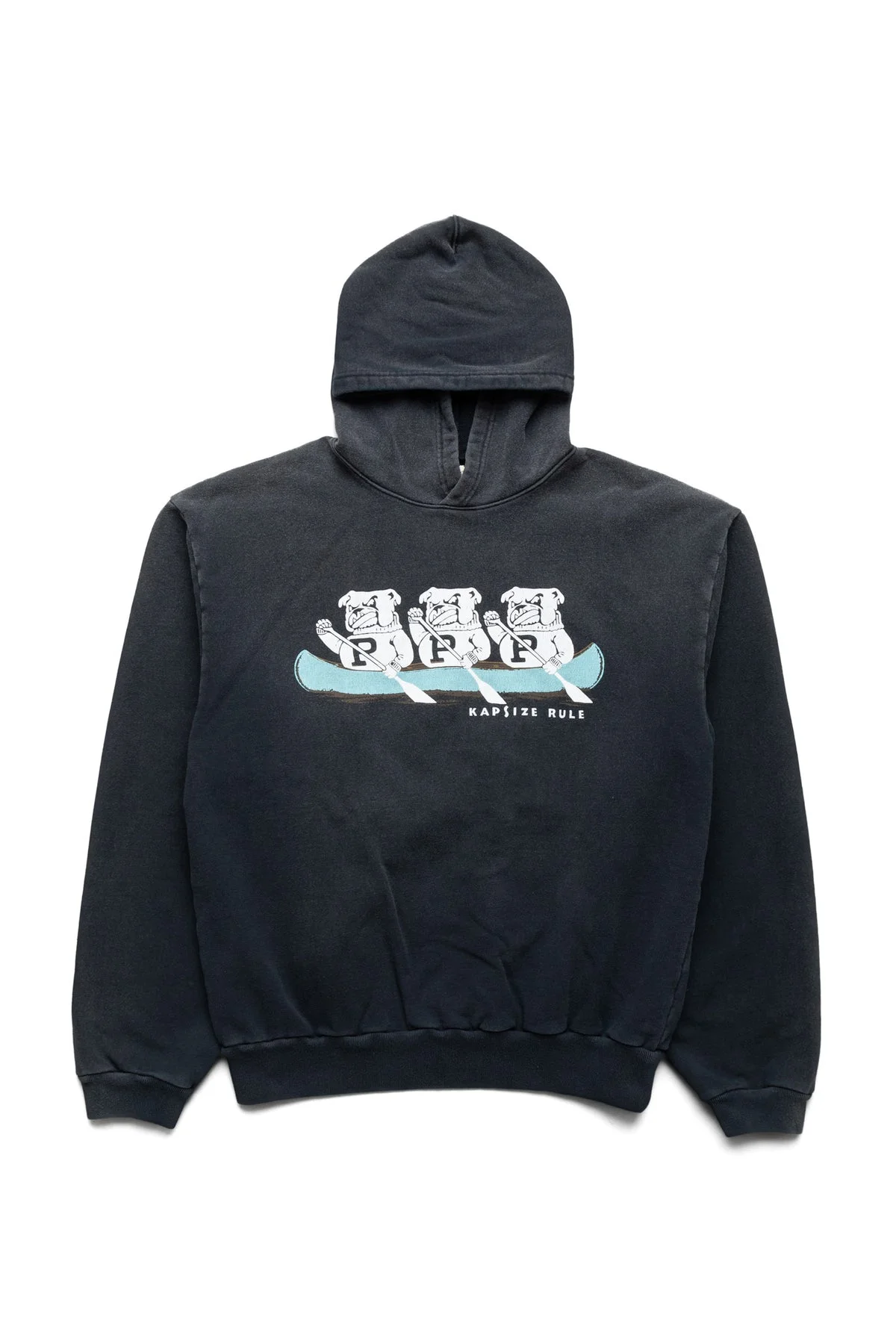 SWT Knit Hoodie ("P" BULLDOG) - Black - 1