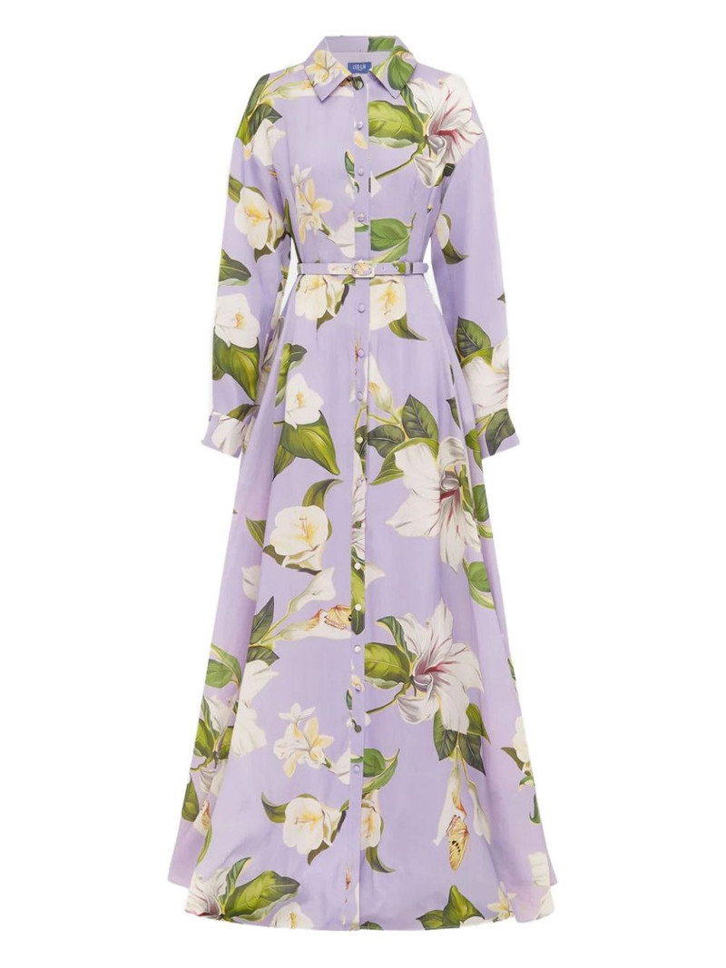 Josephine buttoned floral maxi dress 1