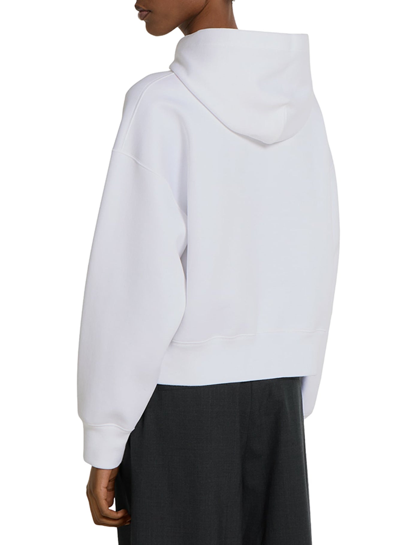 PRINTED COTTON HOODIE - 4