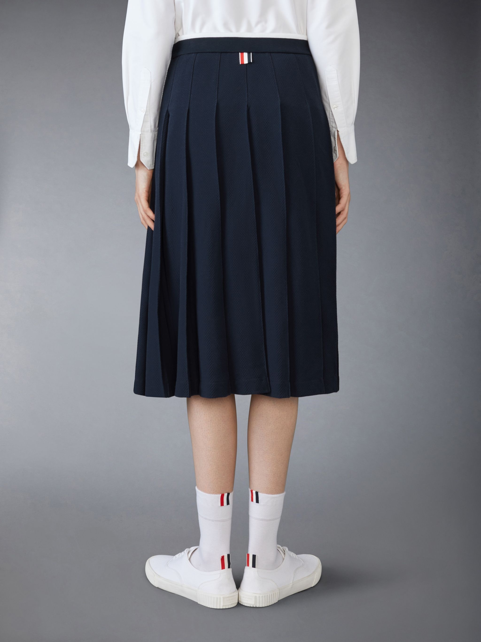 Cotton Pleated Skirt - 3