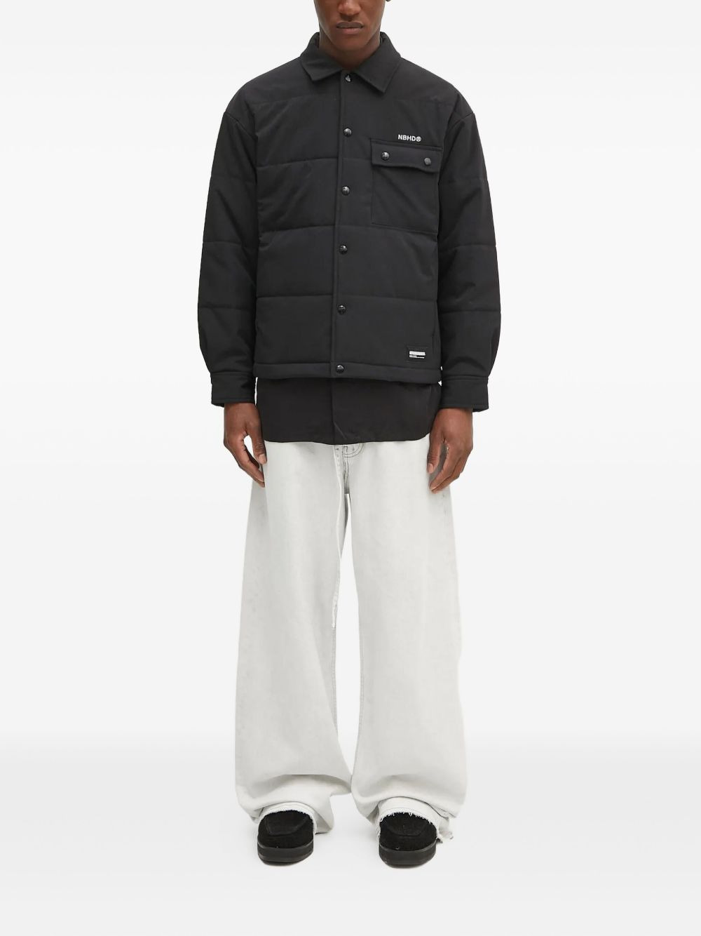 padded shirt jacket - 2