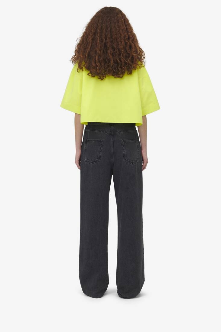 Cropped Boxy Military Shirt - 6