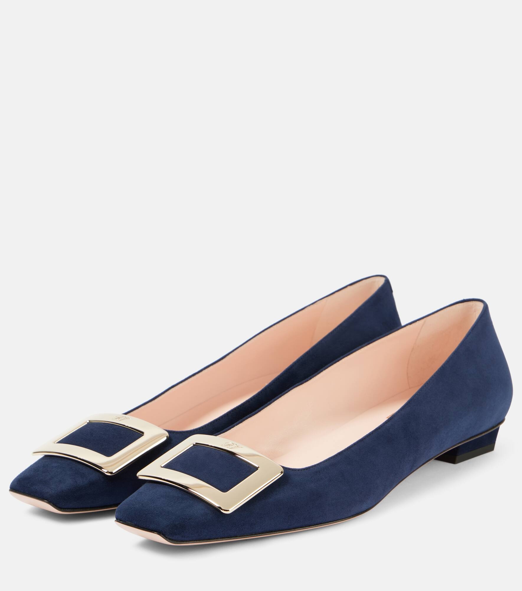Belle Vivier 25 suede pumps - 4