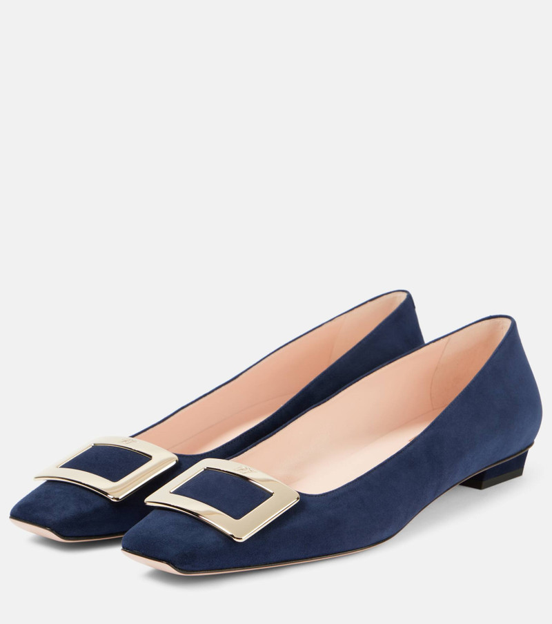 Belle Vivier 25 suede pumps 4