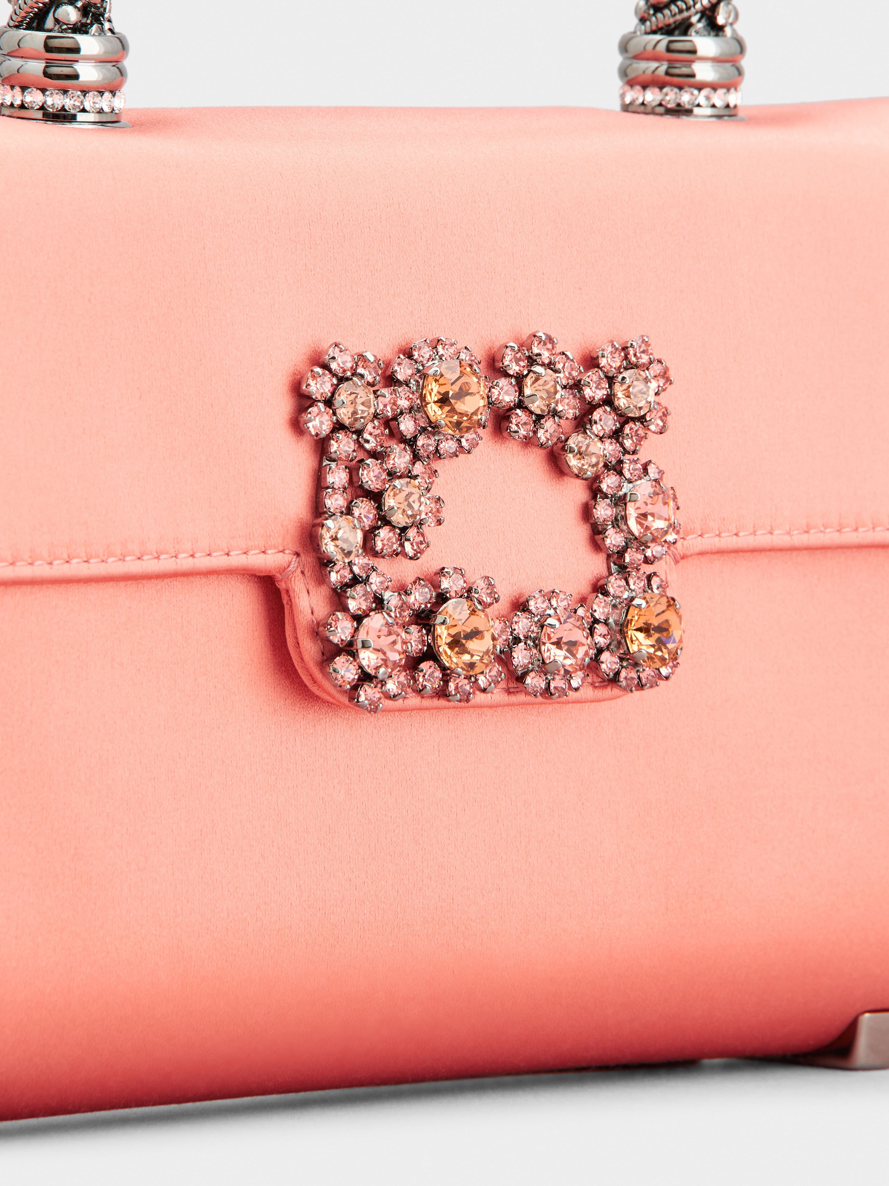 Jewel Efflorescence Mini Bag in satin - 8