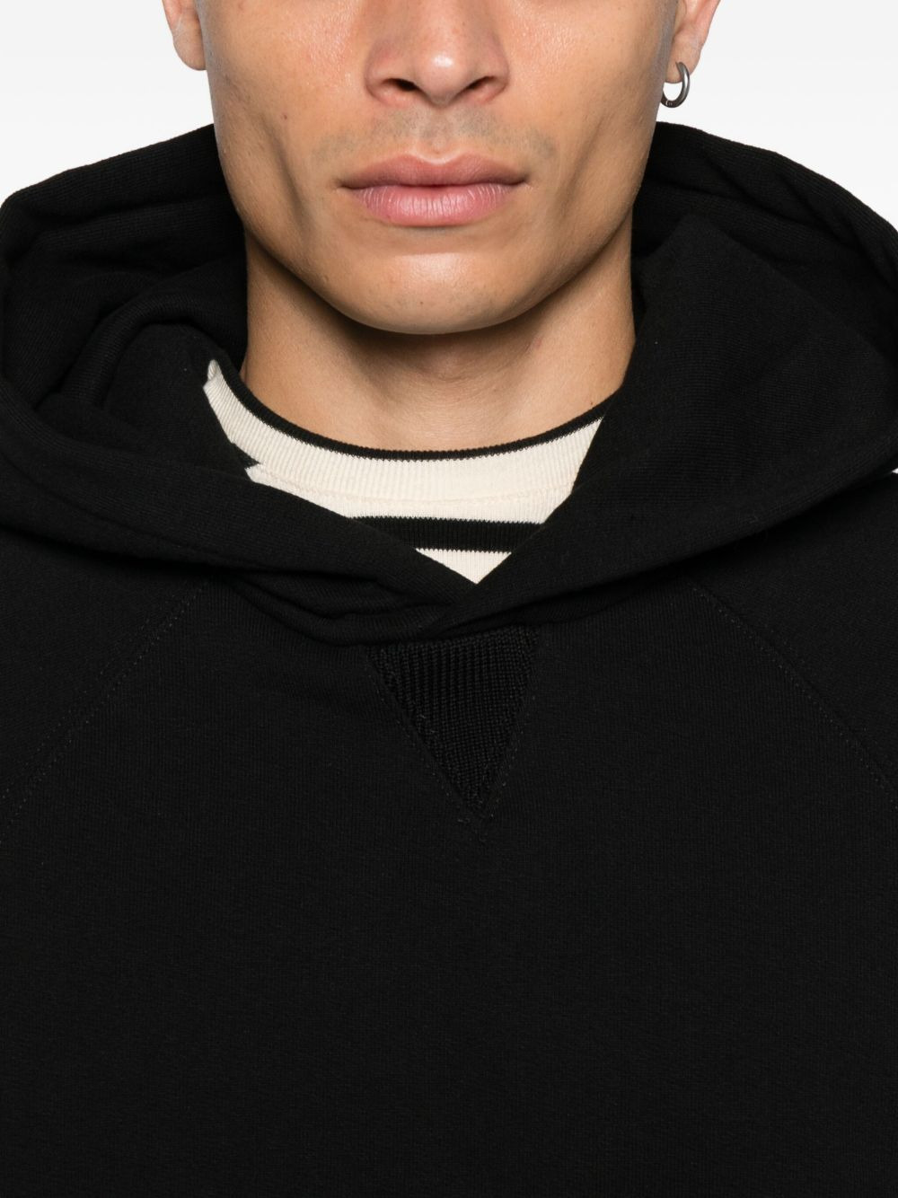 stretch-cotton hoodie - 5