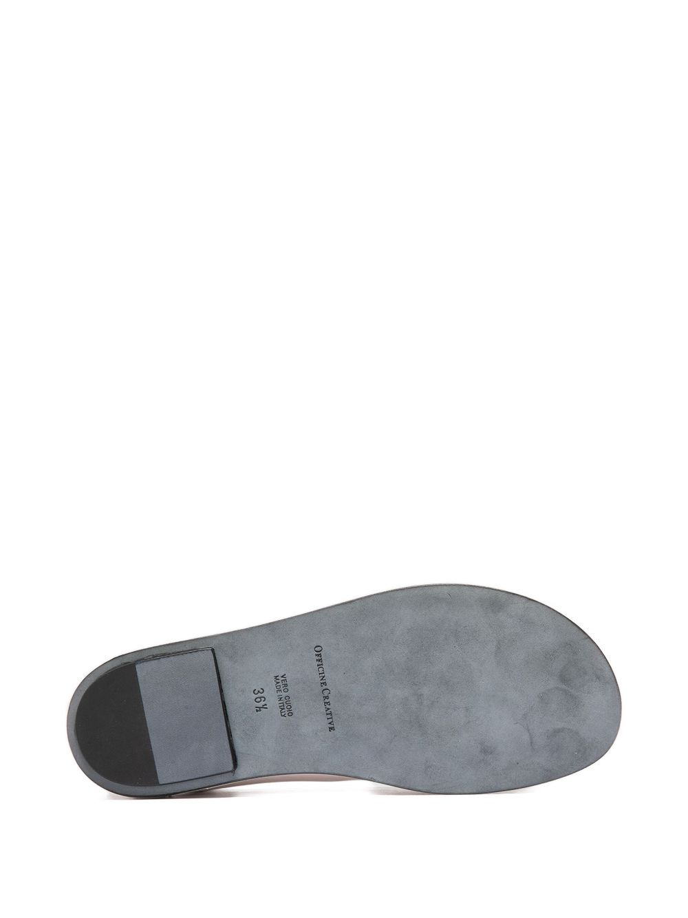 zip-detail leather loafers - 5