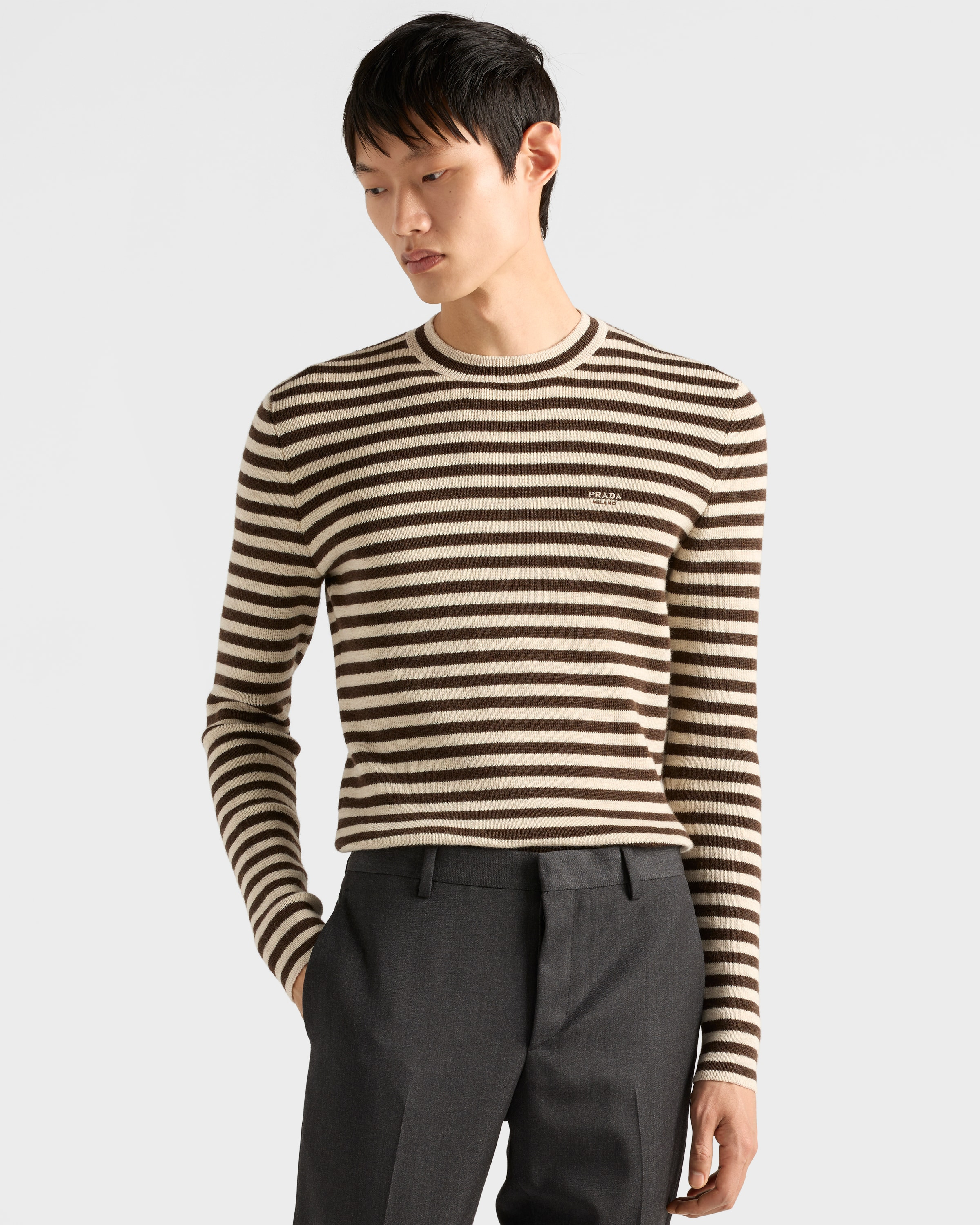 Superfine wool crew-neck sweater - 3