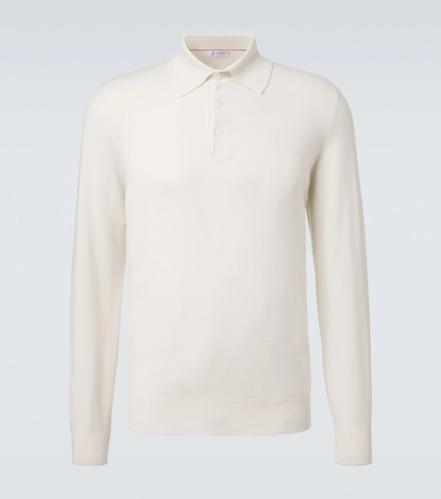 Cashmere polo sweater - 1