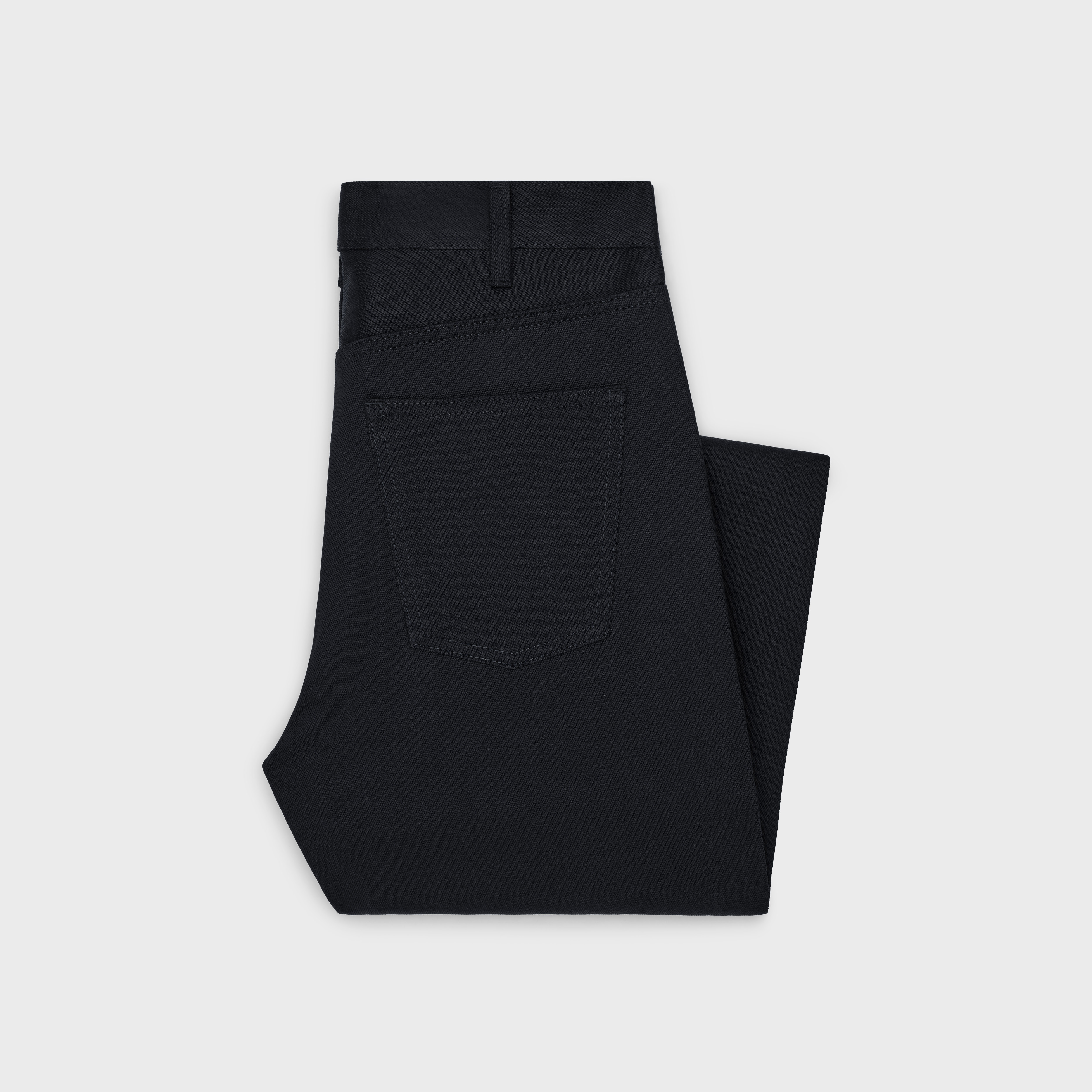 DYLAN FLARED JEANS IN PURE BLACK WASH DENIM - 2
