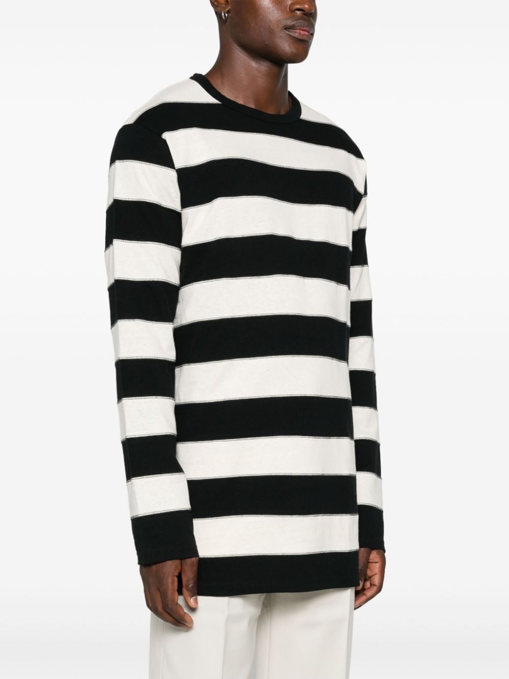 striped long-sleeve T-shirt - 3