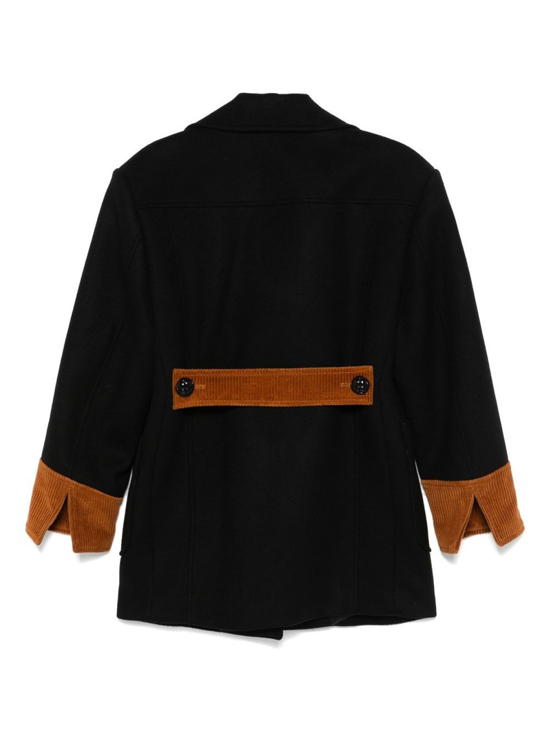 rabanne double-breasted coat outlook