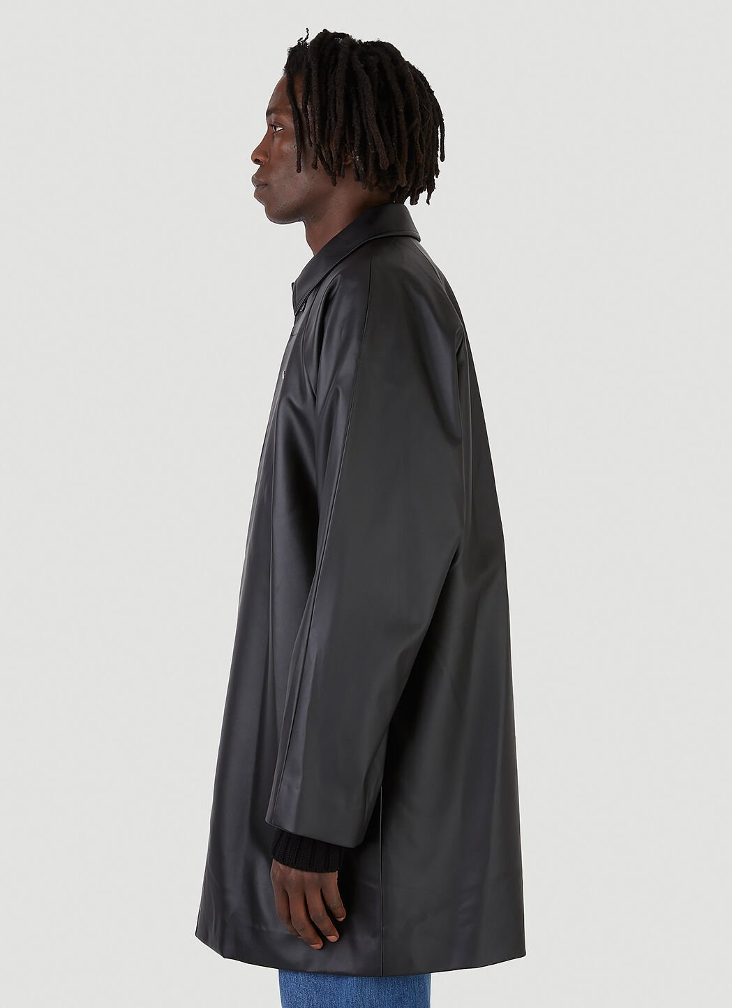 Raglan Zipped Coat - 3