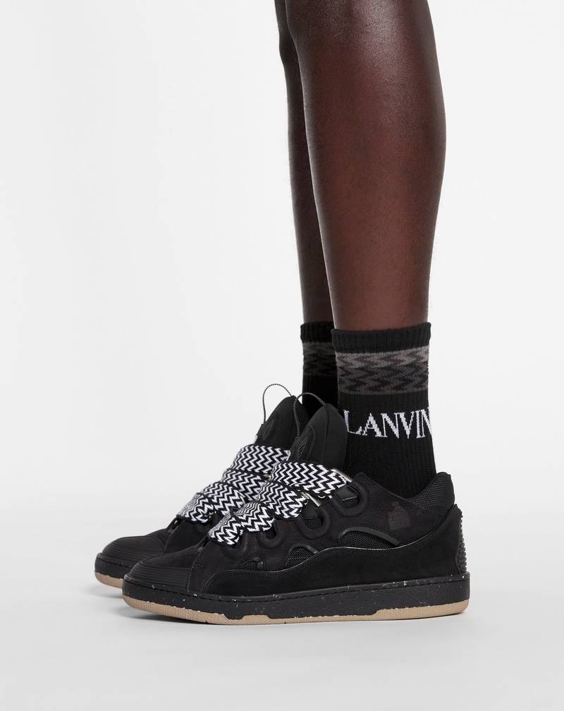 Lanvin LEATHER CURB SNEAKERS outlook