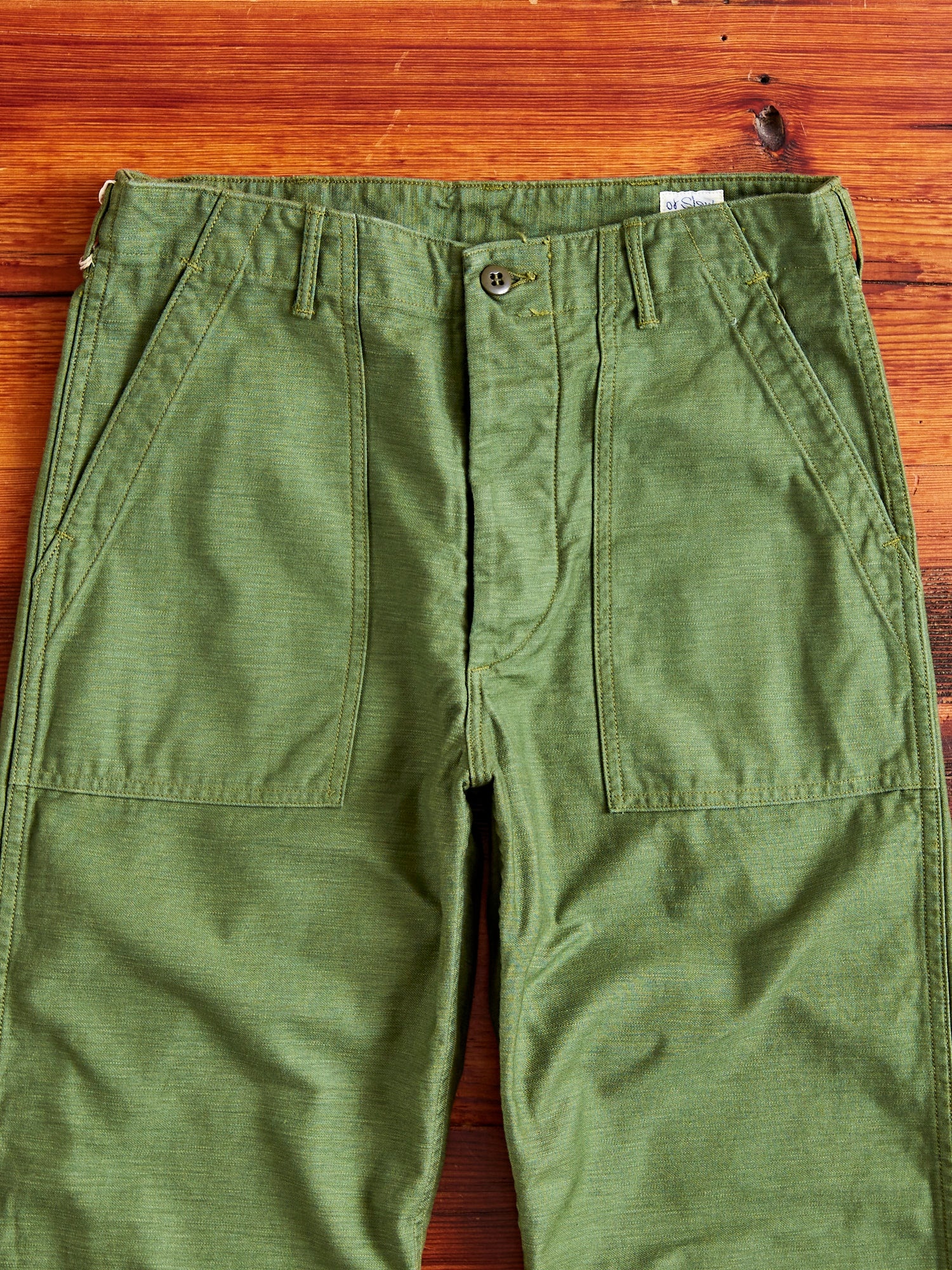 Straight Fit Fatigue Pants in Army - 3