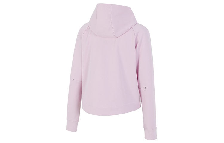 (WMNS) Nike Logo Printing Hooded Jacket Pink CW4299-695 - 2