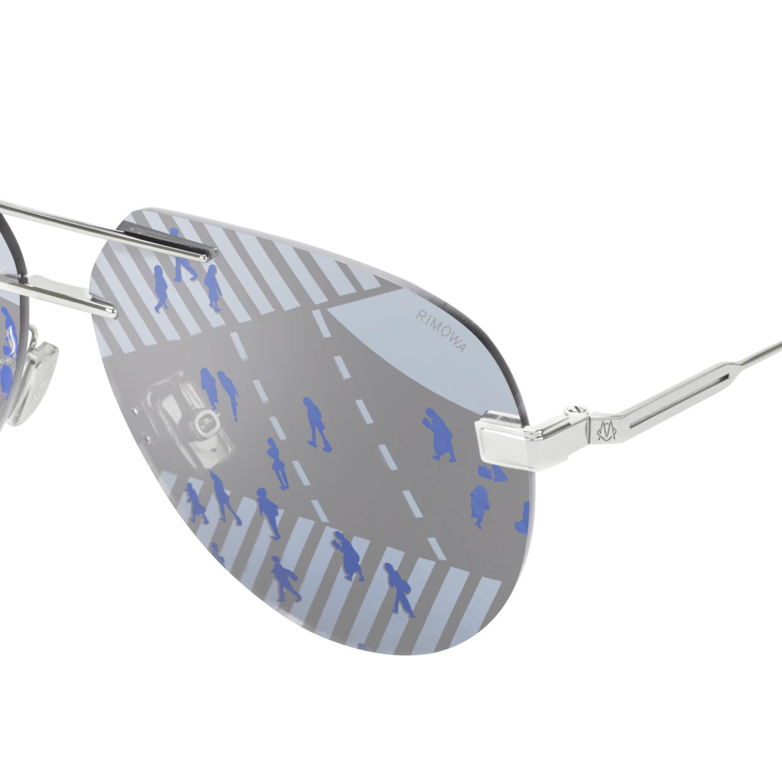 Eyewear Pilot Rimless Sunglasses - 6