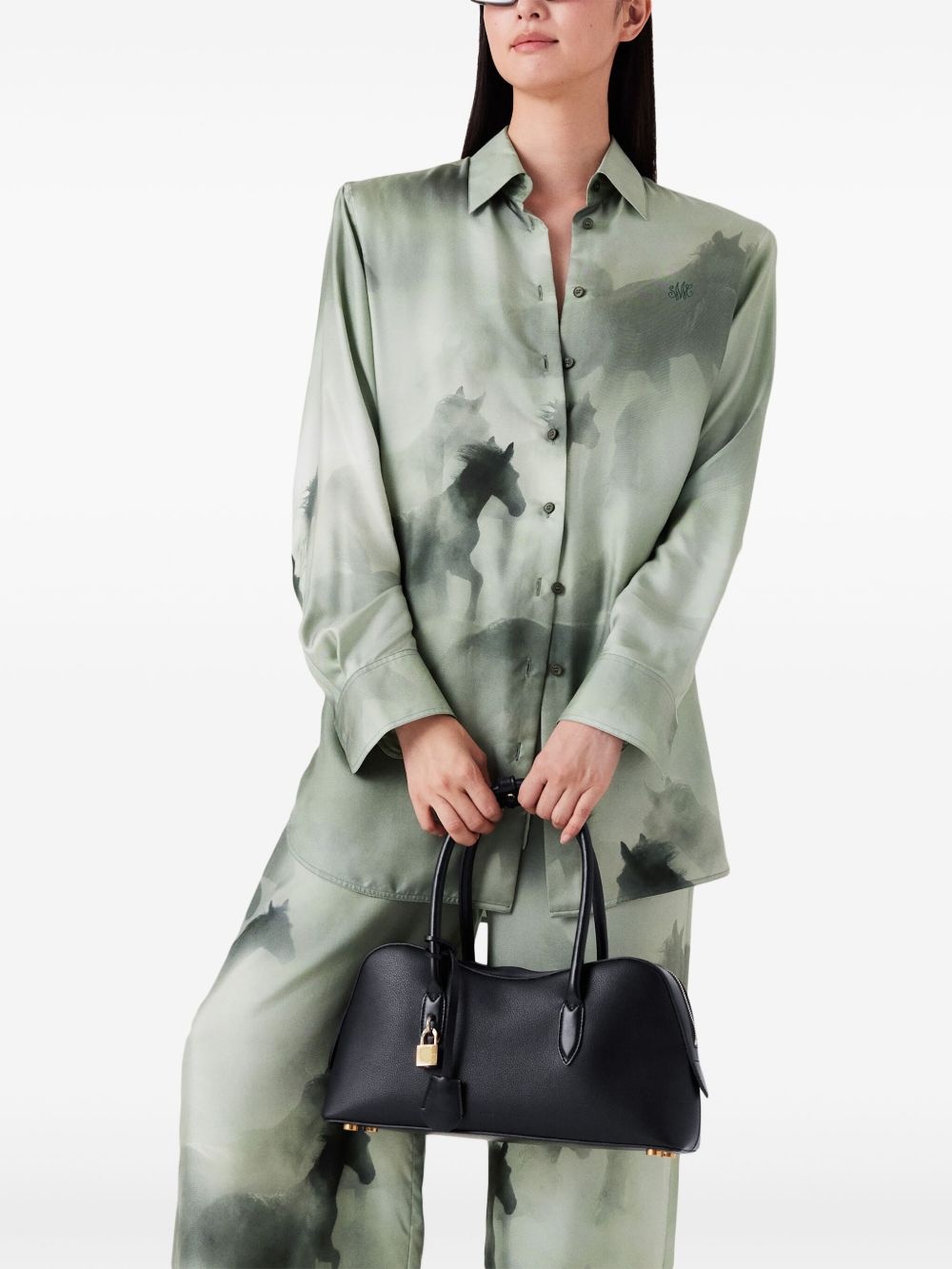 horse-print shirt - 5