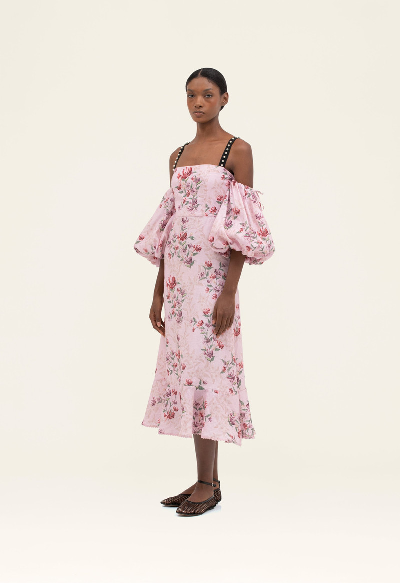 Mercedes Honeysuckle Midi Dress 5