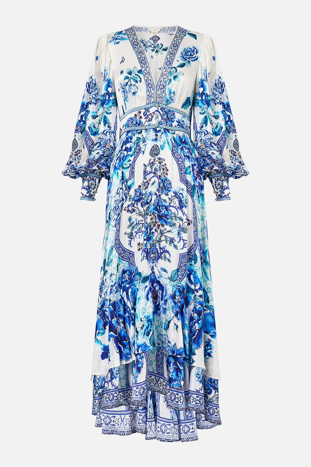 LONG BUTTON FRONT DRESS - 1