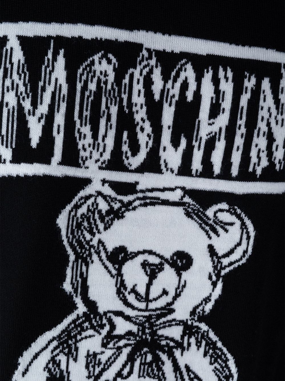 Teddy Bear-intarsia jumper - 3