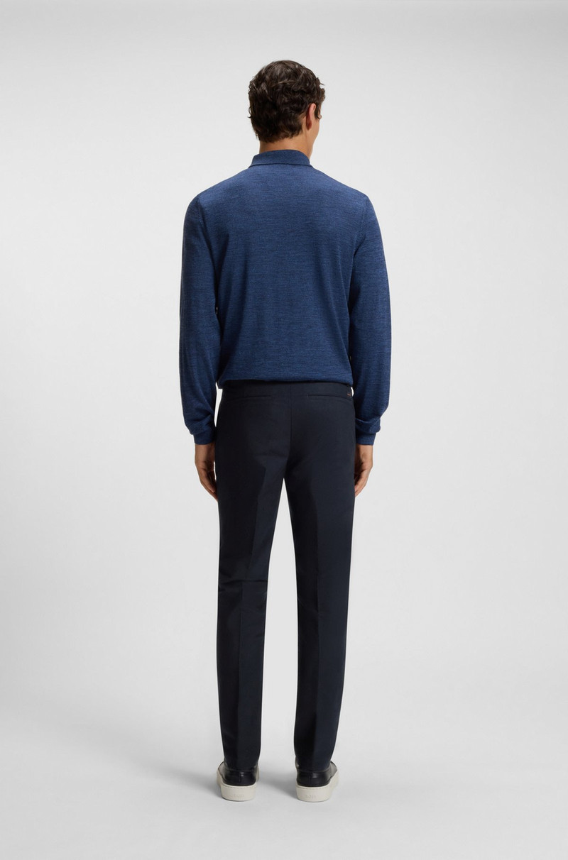 SLIM-FIT TROUSERS IN COTTON-BLEND TWILL 4