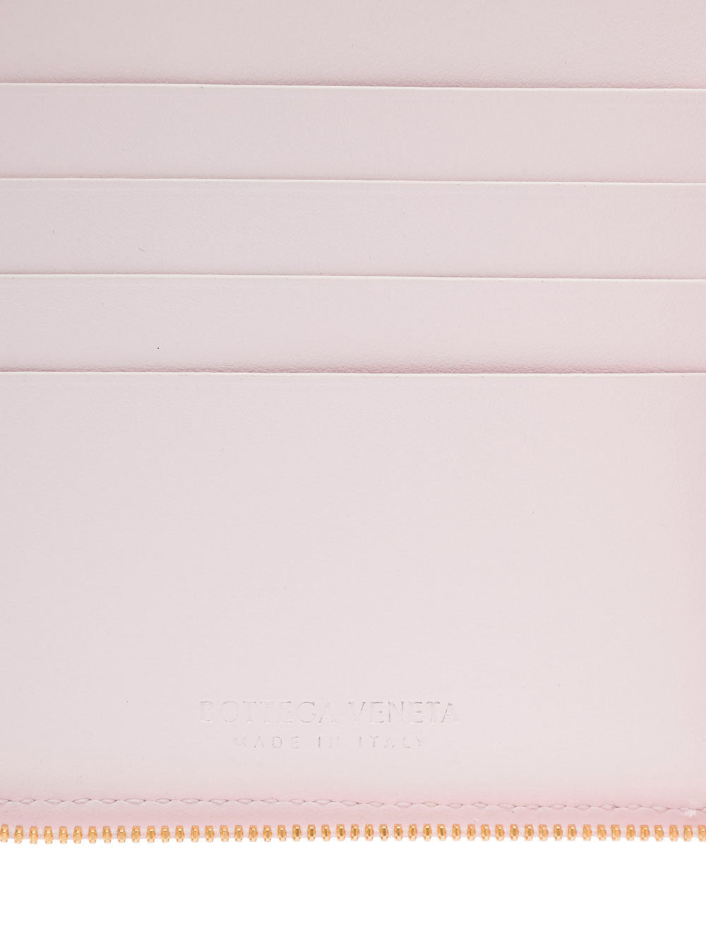 Bottega Veneta Women Bottega Veneta Woman's Lilac Intreccio Nappa Leather Wallet - 4