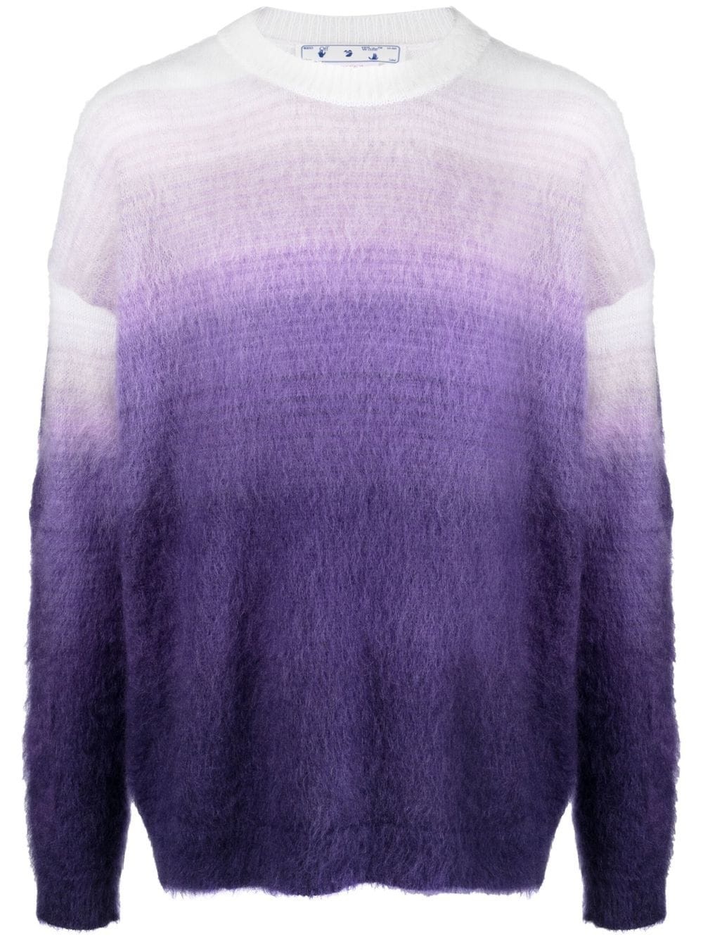 Arrows-motif long-sleeved sweater - 1