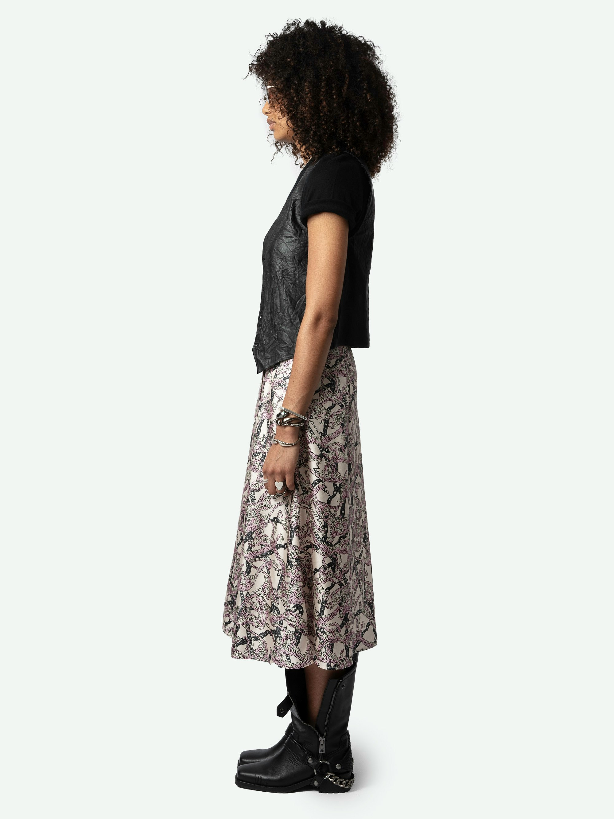 June Silk Skirt - 5