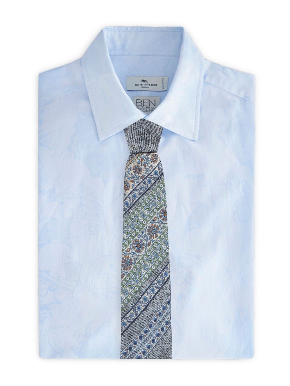 patterned-jacquard tie - 3