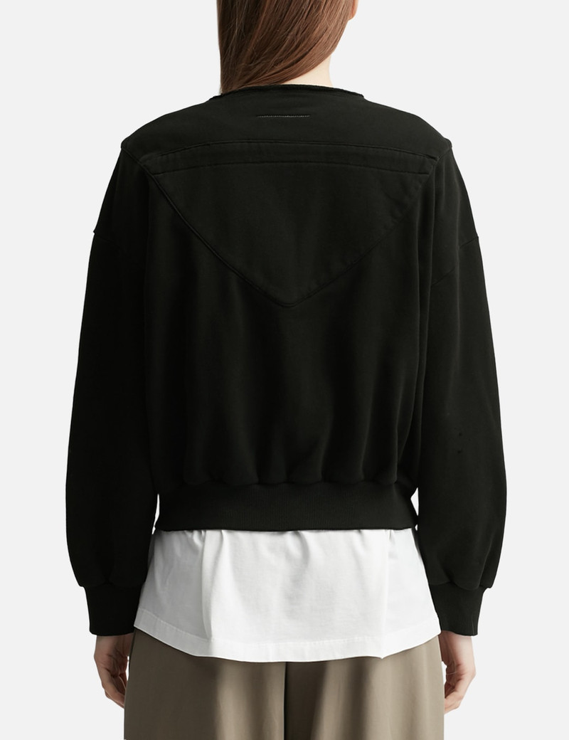 MM6 Maison Margiela ZIPPED SWEATSHIRT outlook