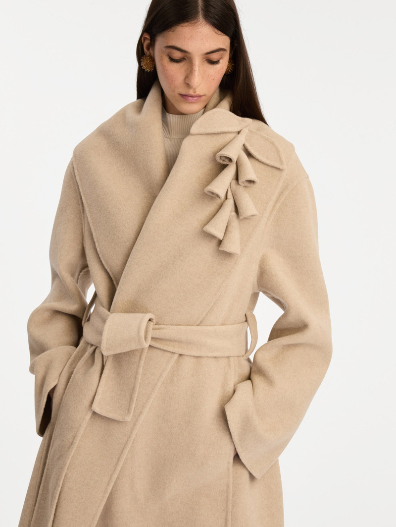 FOXGLOVE EMBROIDERED WOOL COAT 5
