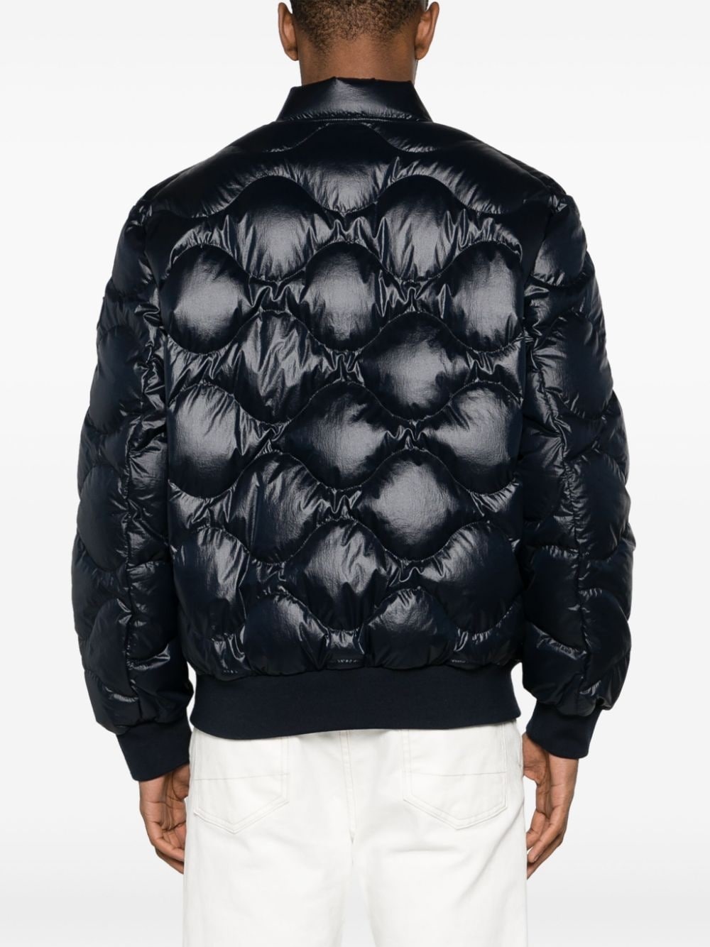 quilted padded bomber jacket - 4